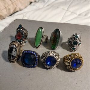 Fashion Rings Lot